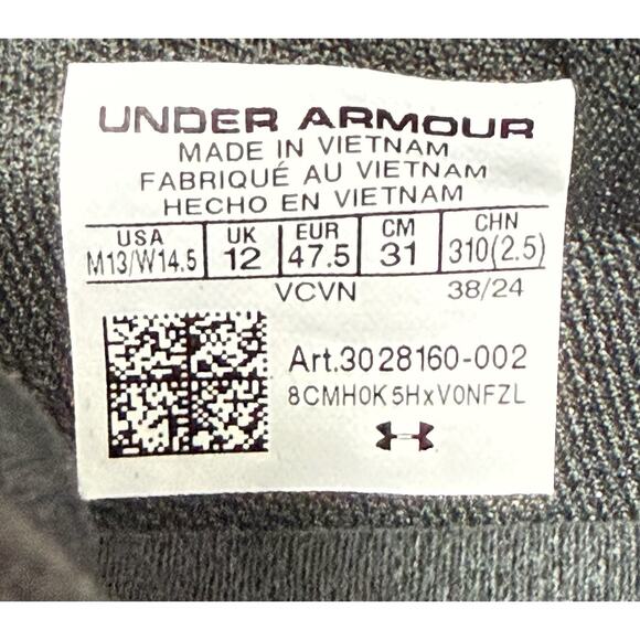 Under Armour UA Fat Tire Venture Pro Black Shoes 3028160-002 Men\'s Size 13 main image 6